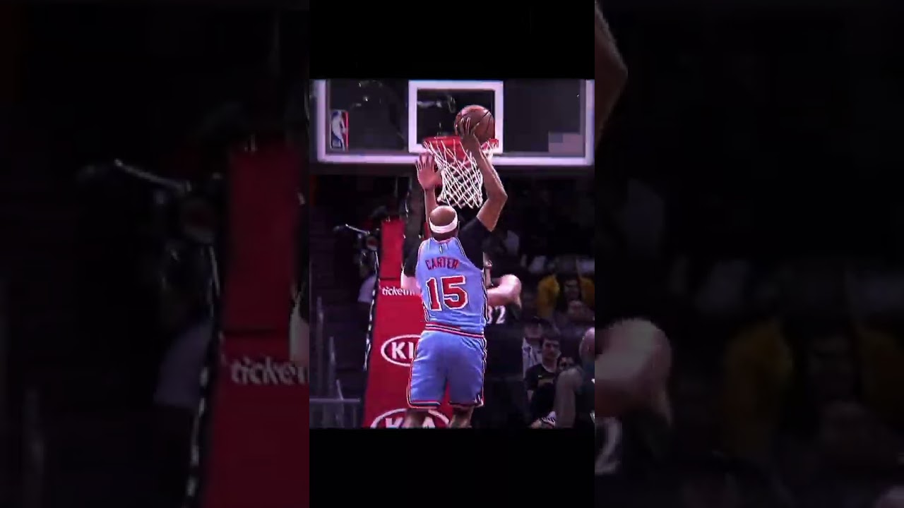 Shaq shocked by vince carter dunk 🤩 #hoopers #nba