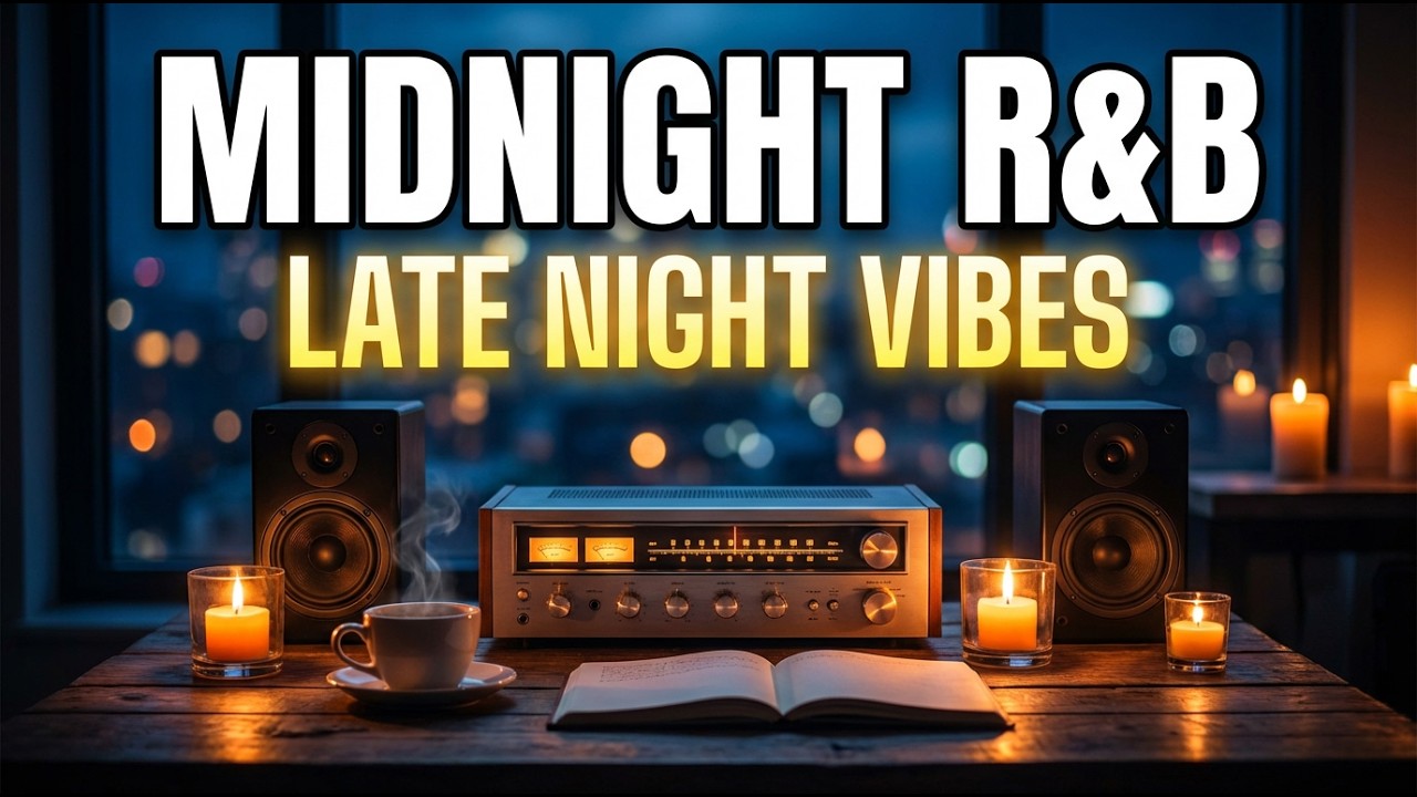 Calm Soul R&B Focus Beats 🌆 Neon Skyline Drive for Deep Study Focus & Night Productivity 🚗🎧