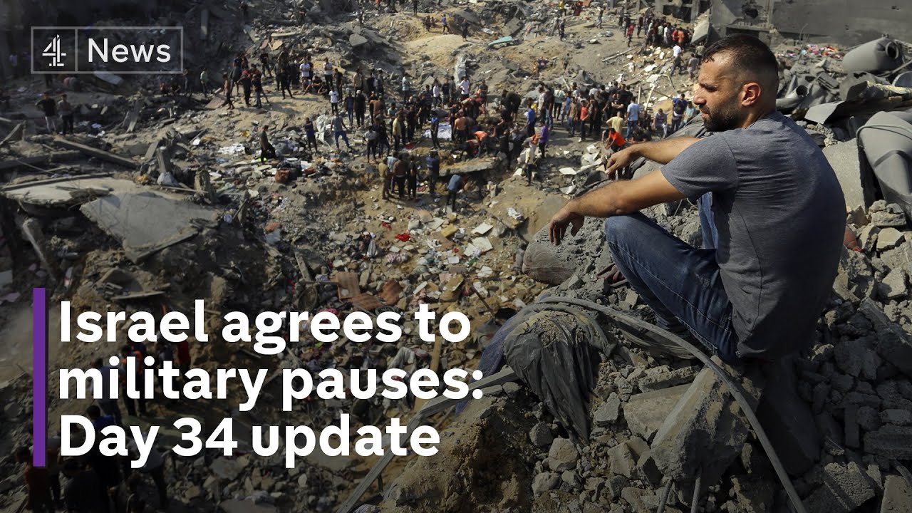 Israel-Gaza: White House announces daily humanitarian pauses in fighting