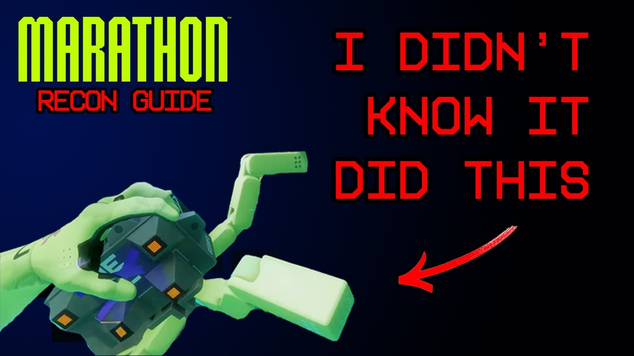 How Recon Abilities Actually Work (Recon Shell Guide) - Marathon