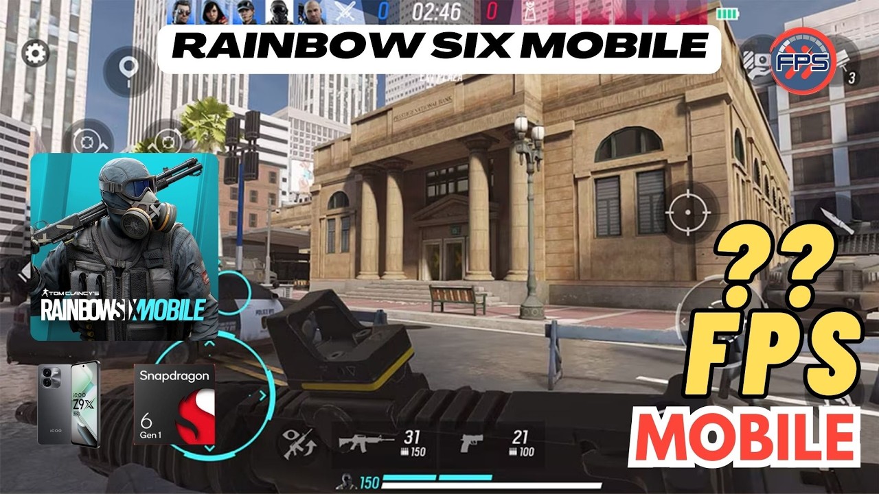 RAINBOW SIX MOBILE - SNAPDRAGON 6 GEN 1 - IQOO Z9X - MOBILE GAMEPLAY COMPARISON