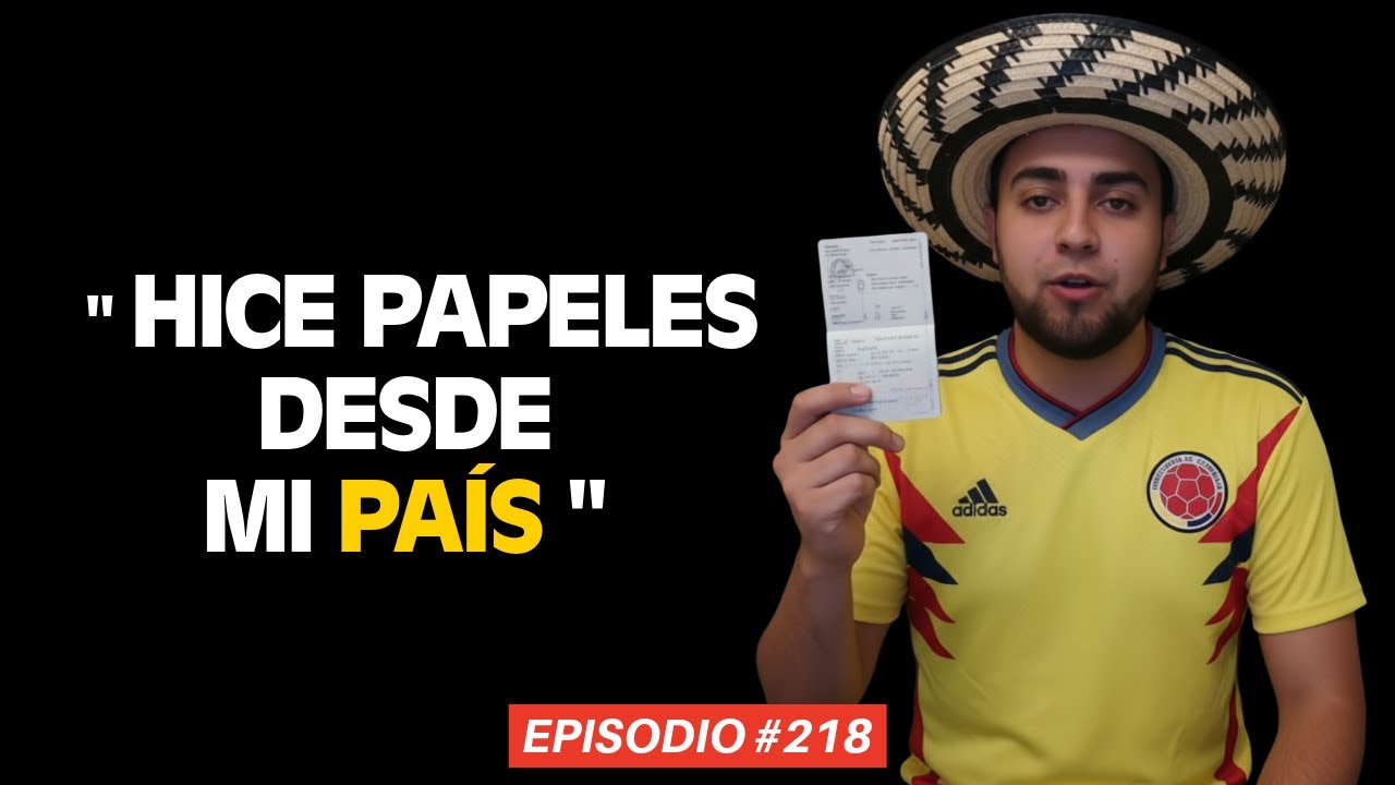 TRAMITAR la RESIDENCIA desde COLOMBIA 🇨🇴✨ ¡SÍ SE PUEDE! | EntrevistAndre #218