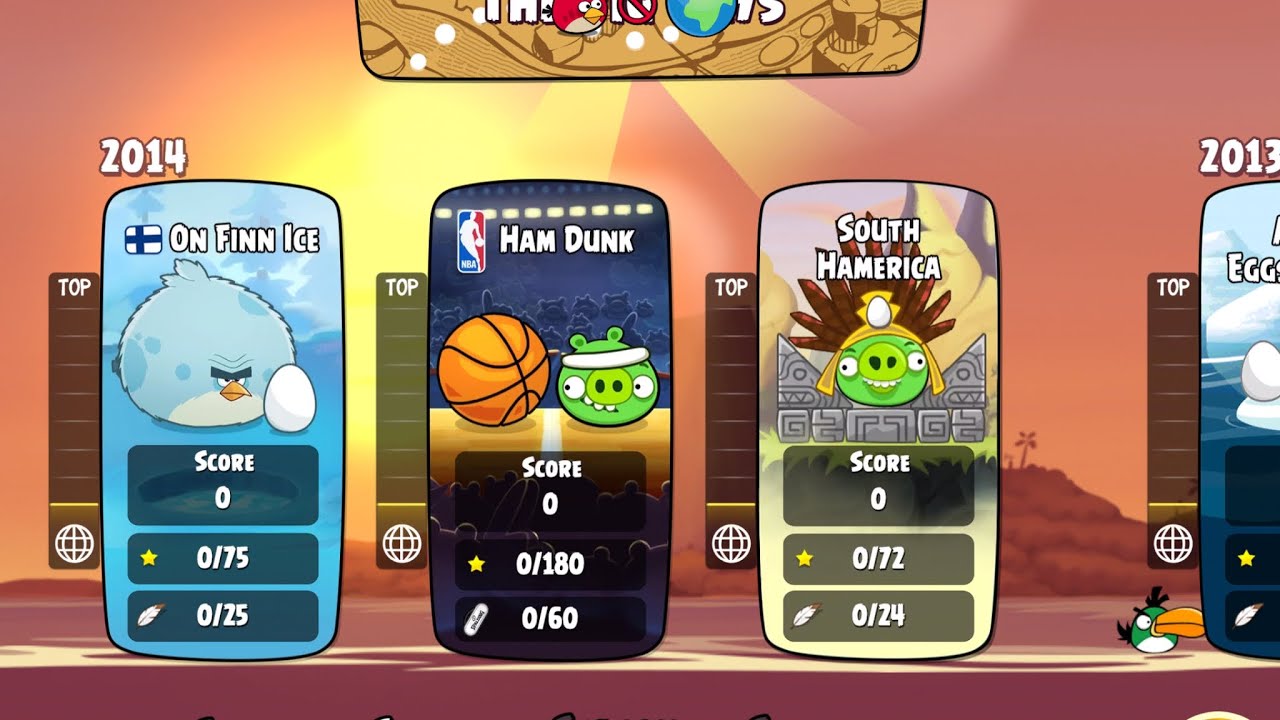 Angry Birds Seasons HD 5.1.1 On iPad Air 2 iOS 14.7.1 Gameplay