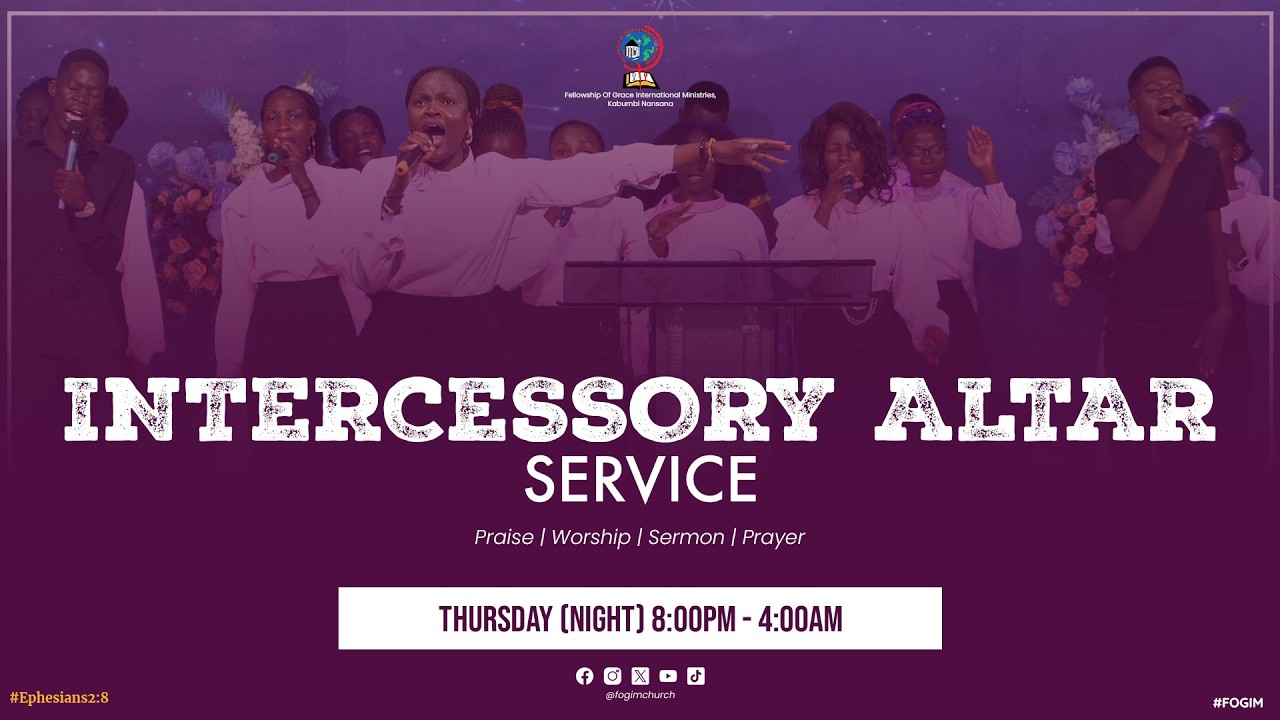 THURSDAY NIGHT INTERCESSORY ALTAR  | FOGIM