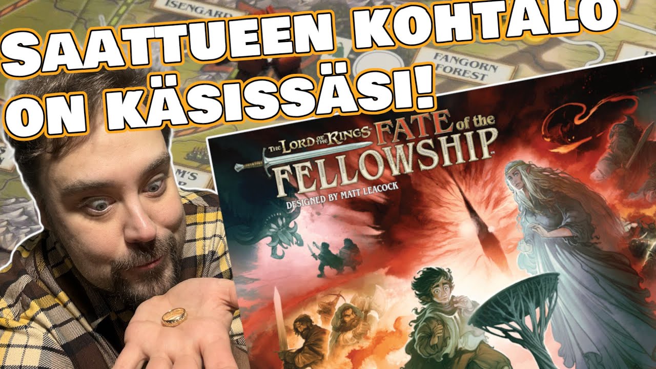 Lord of the Rings: Fate of the Fellowship | Yhteistyöpelin arvostelu | Z-Man Games