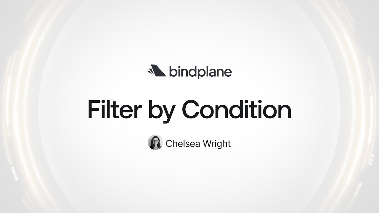 Bindplane | Фильтр по условию