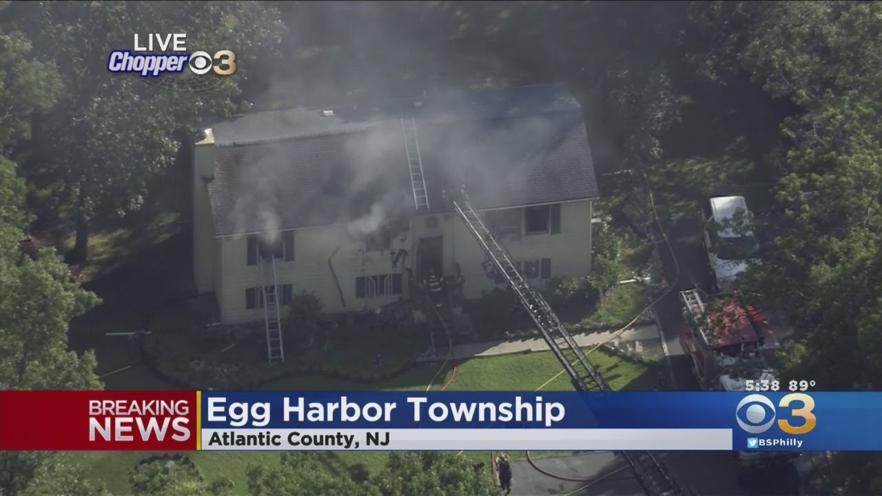 Firefighters Battling House Fire In Egg Harbor Township