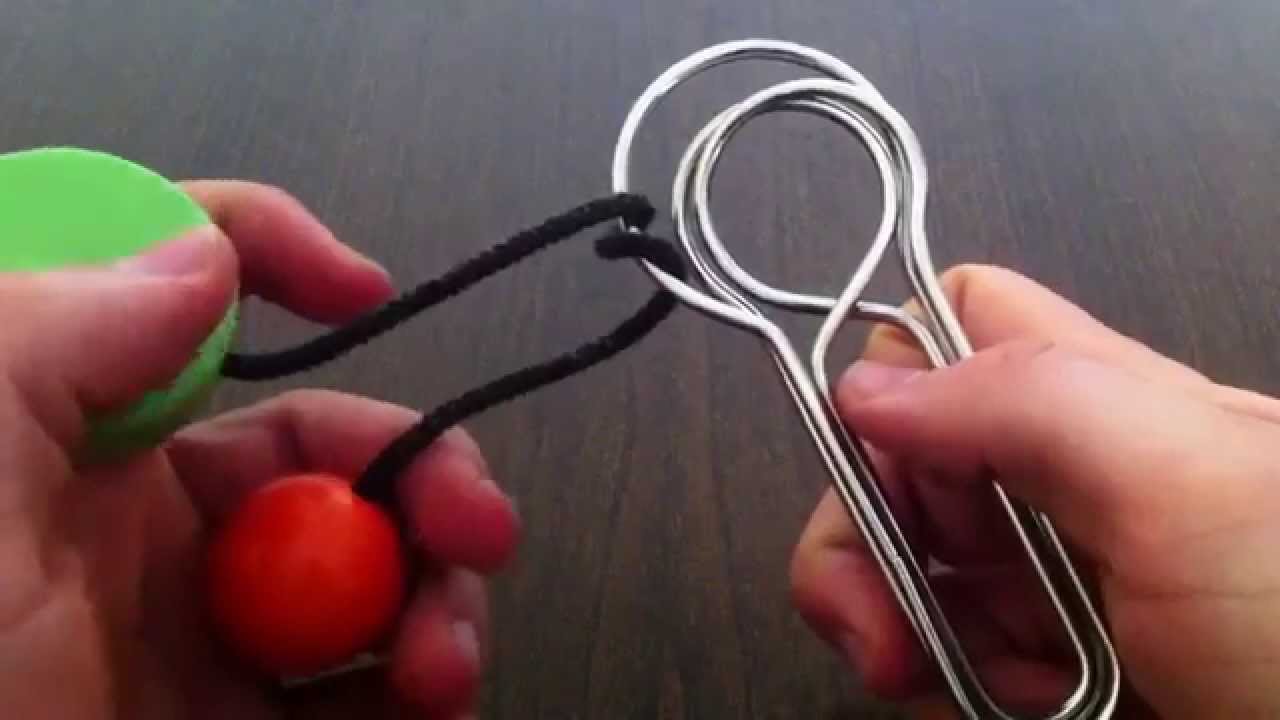 Solution for Keyhole from Puzzle Master Wire Puzzles