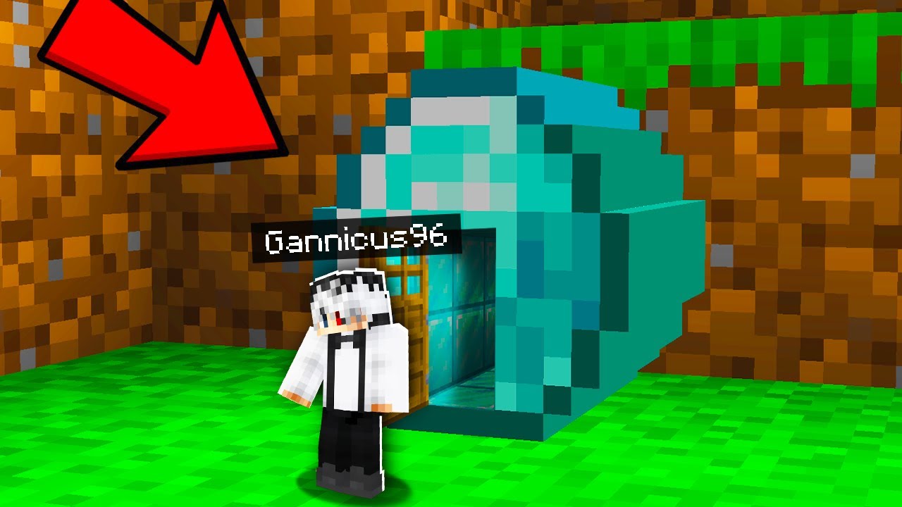Am Facut O Baza Secreta Intr-un Diamant din Minecraft!
