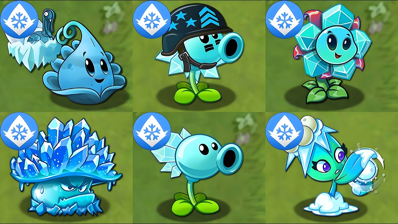 All ICE Plants Power-Up! vs PvZ 2 All Final Bosses - Plants vs. Zombies 2 Mod