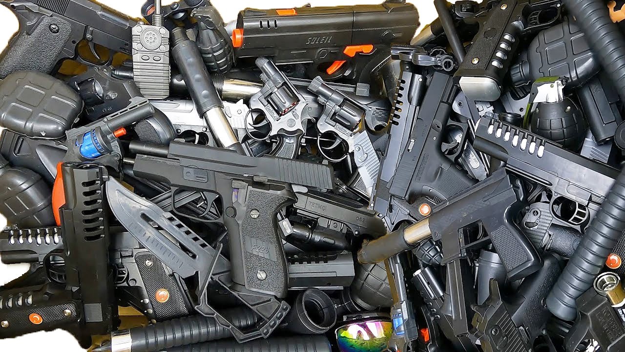 20 Crates, Top-to-Bottom Filled — Mega Toy Gun Unboxing! AWM, M249, MP5, Desert Eagle & More