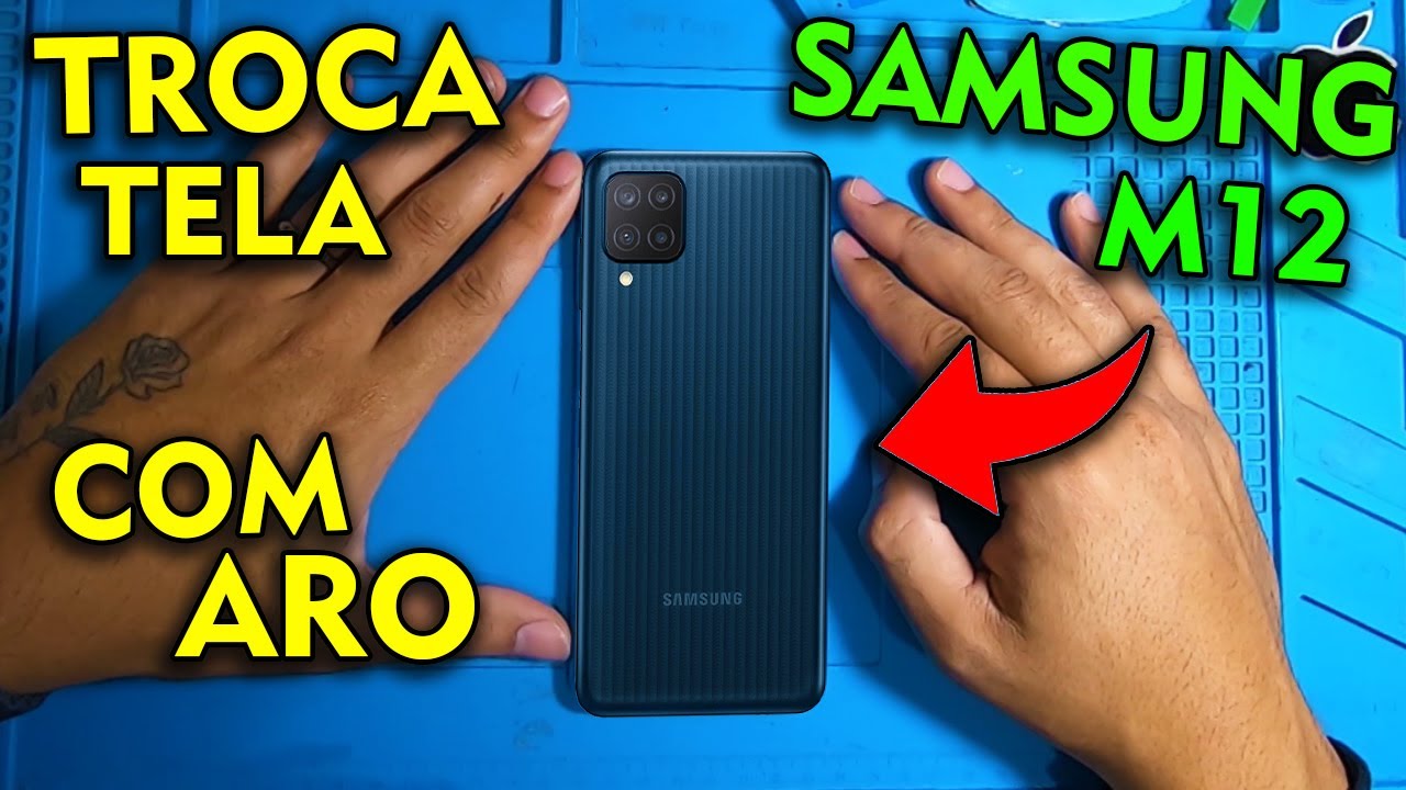SAMSUNG M12 COMO ABRIR E TROCAR A TELA COM ARO!
