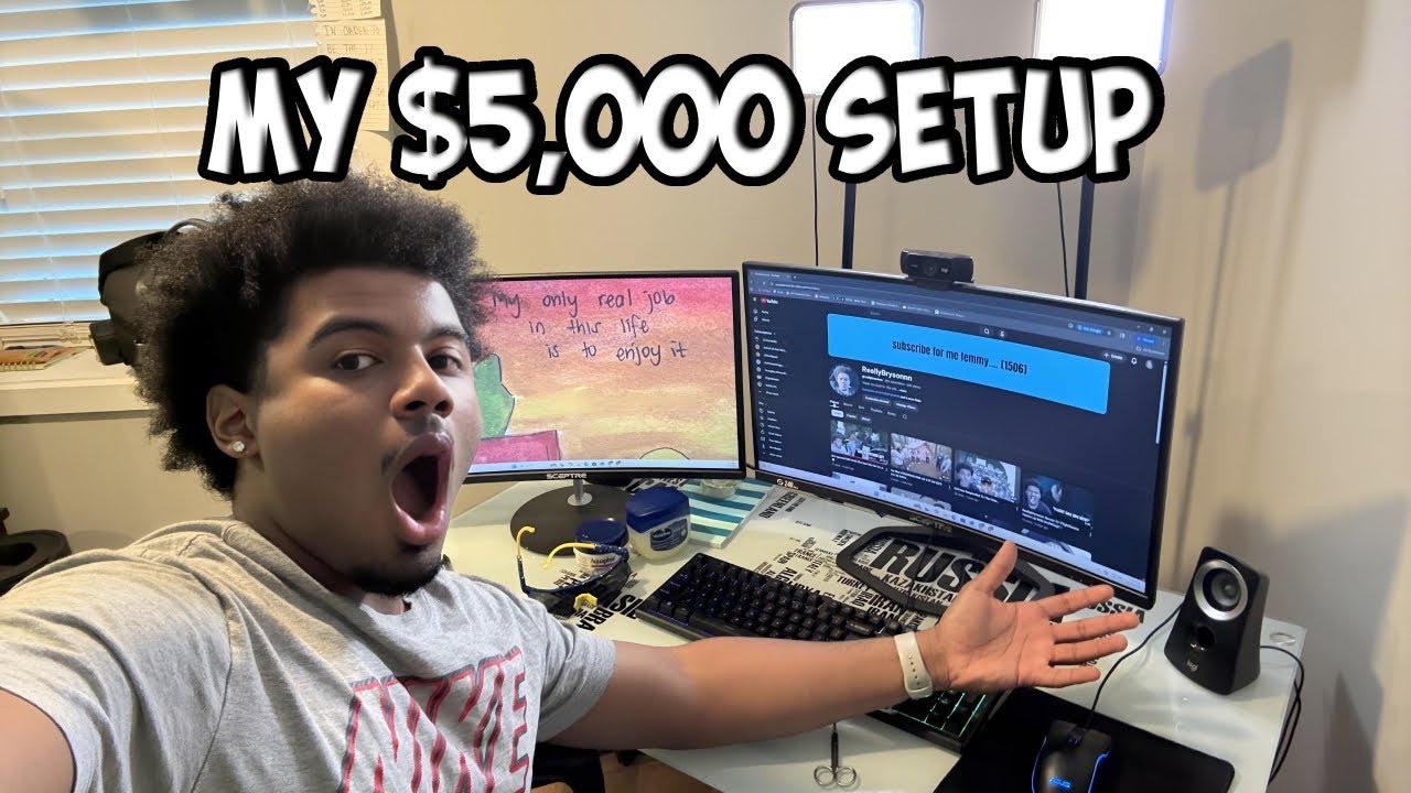 ReallyBrysonnn’s NEW $5,000 Setup Reveal+ Room Reveal 