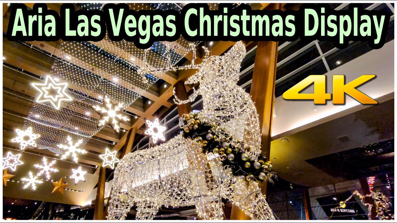 Aria Las Vegas Christmas Display 2024 - It's BEAUTIFUL!