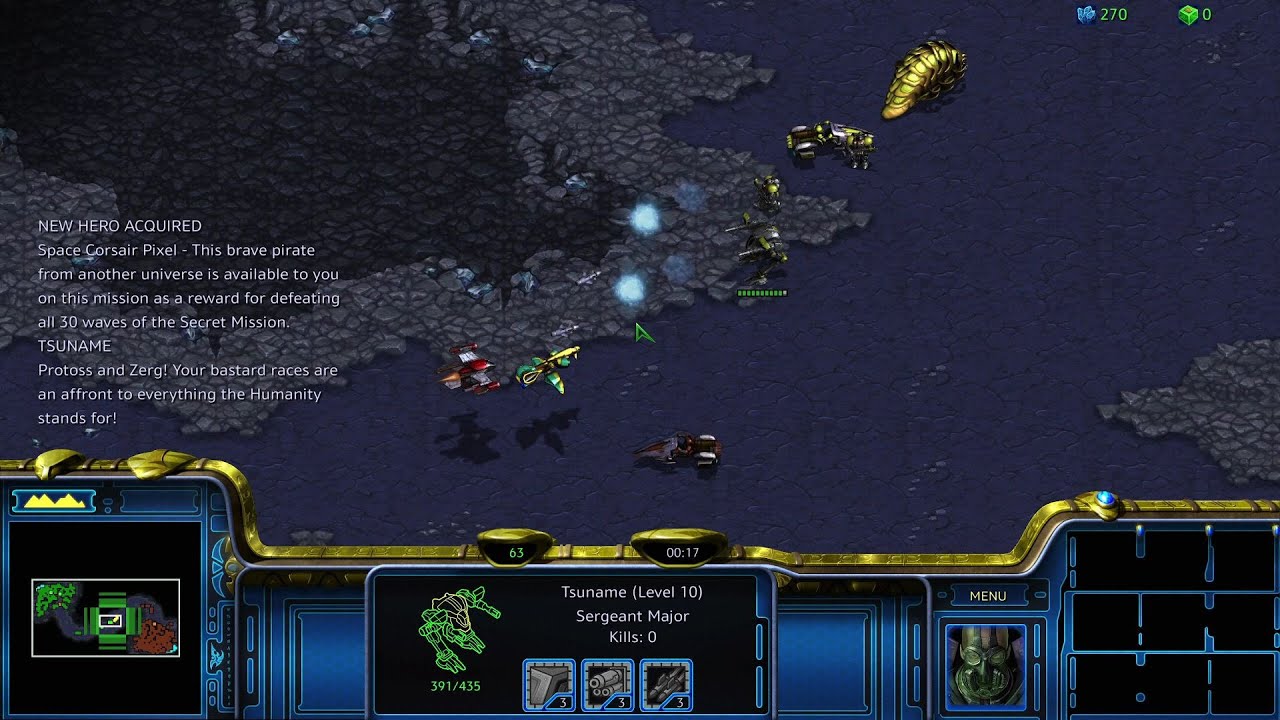 Artanis saves Duran from the UED Enforcers