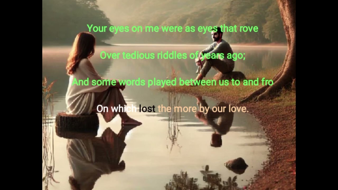 Explanation of the poem Neutral Tones by Thomas Hardy in Marathi