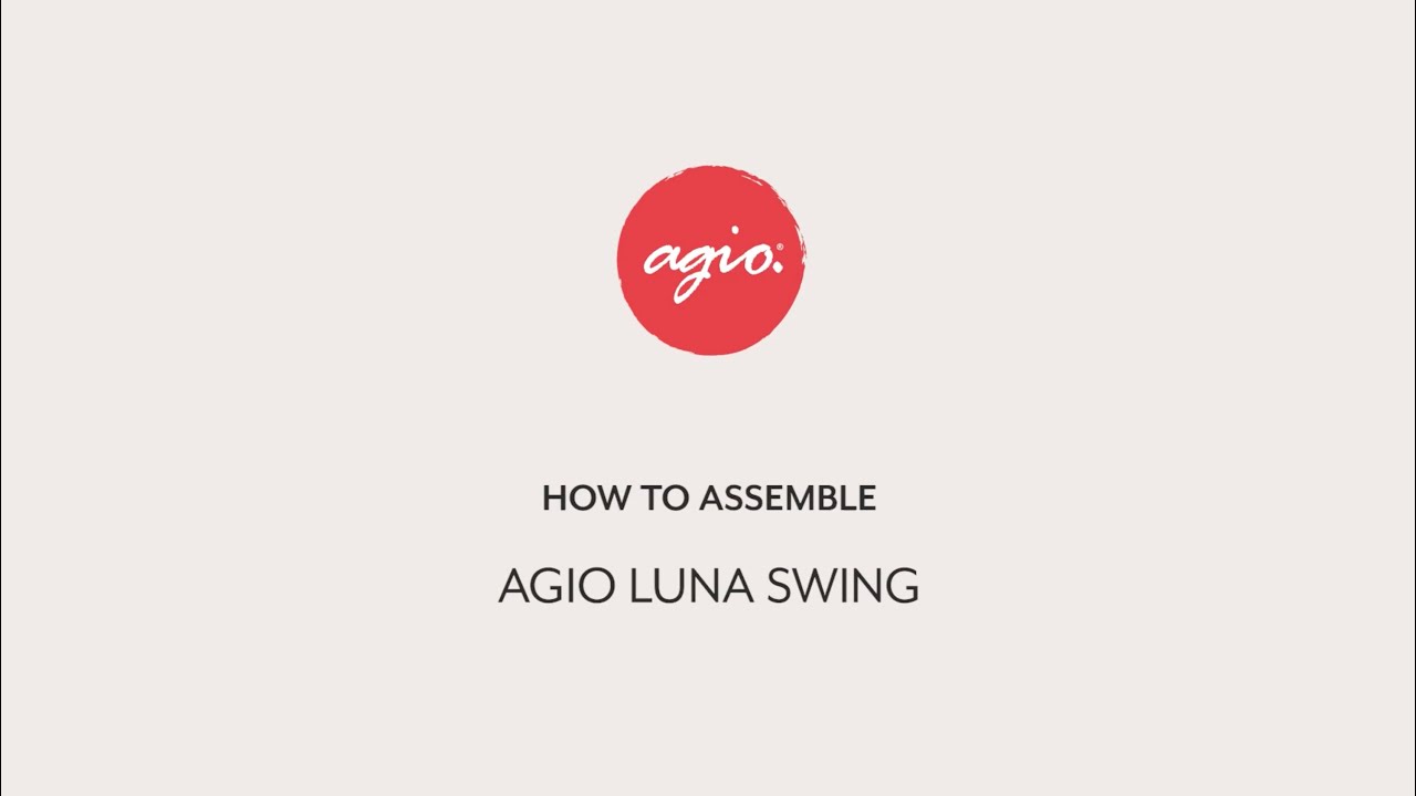 How to assemble your Agio Luna Woven Swing