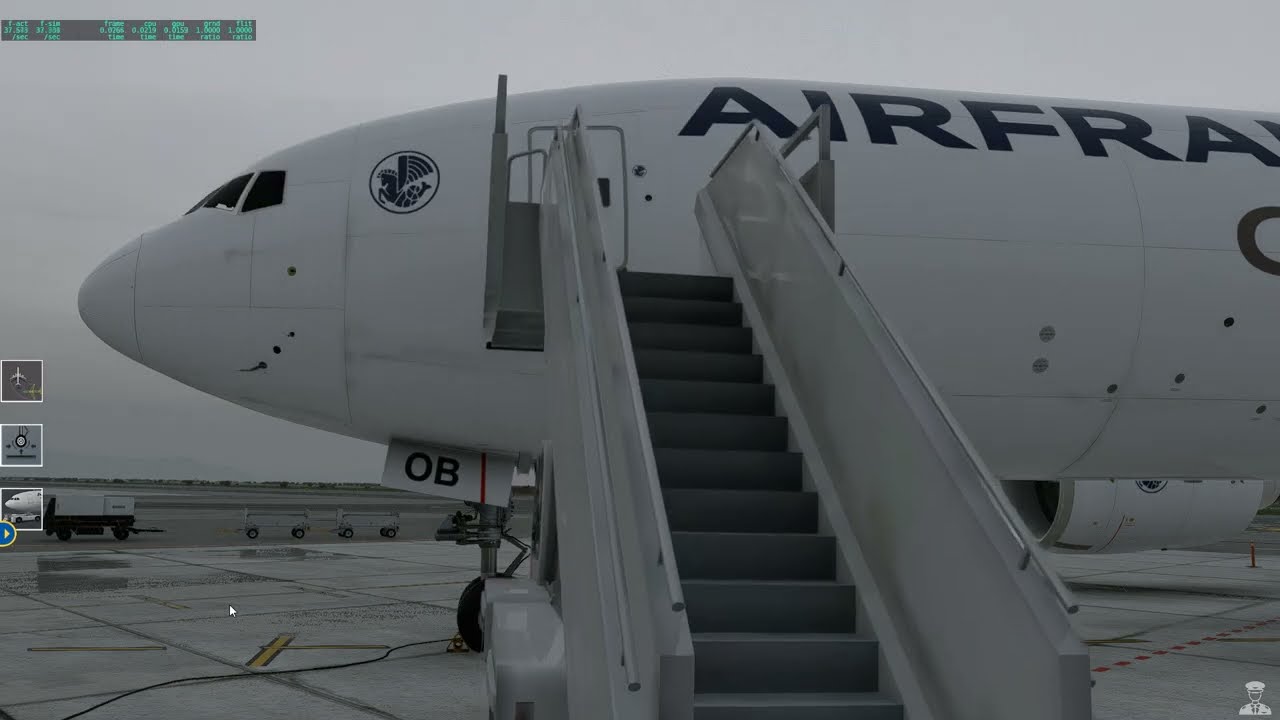 xPLANE 12 version 12 4 bêta test B777 Cargo jusqu'en croisière Flight Factor