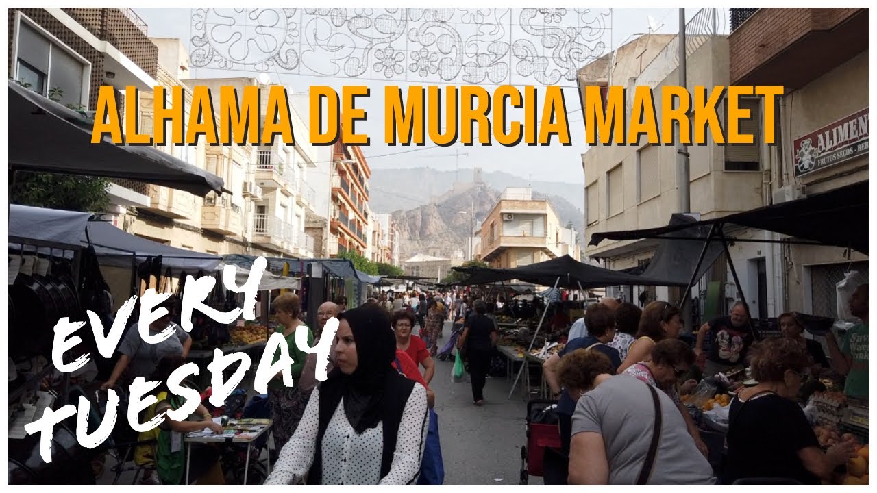 Alhama de Murcia Street Market Spain #expatinmazarron