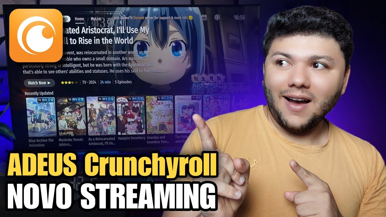 ADEUS CRUNCHYROLL! Novo Streaming de Anime para SmartTV
