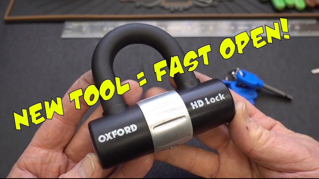 (1442) Oxford HD Disc Detainer Bike Lock