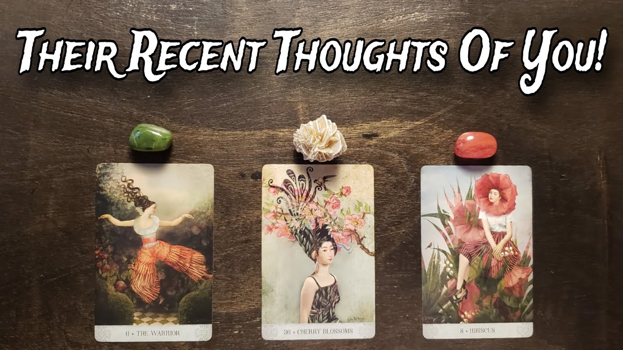 😻❤ Their Recent Thoughts Of You! ❤💕 Pick A Card Love Reading