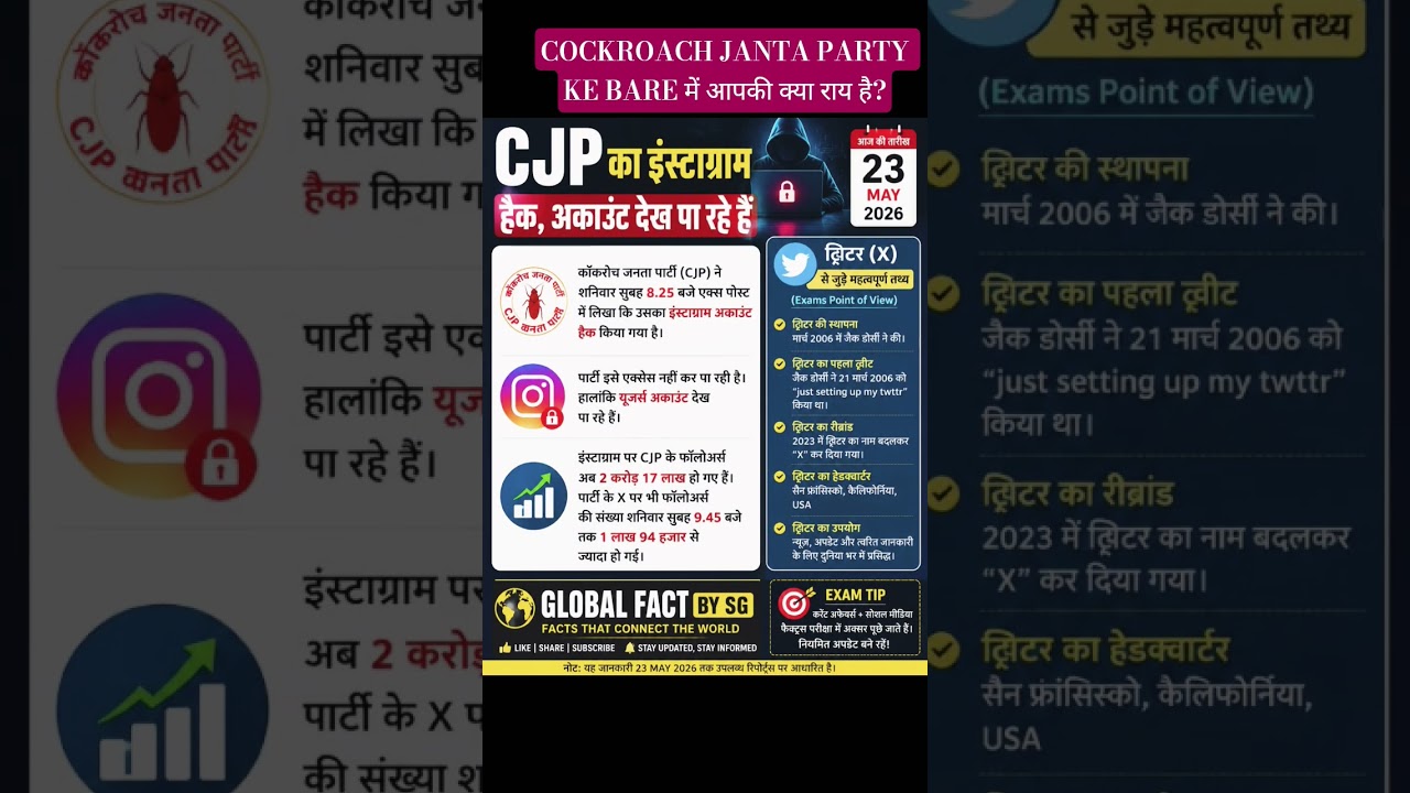 Cockroach janta party // 🚨 CJP का Instagram Hack?😱 #shorts #ytshorts #cjp