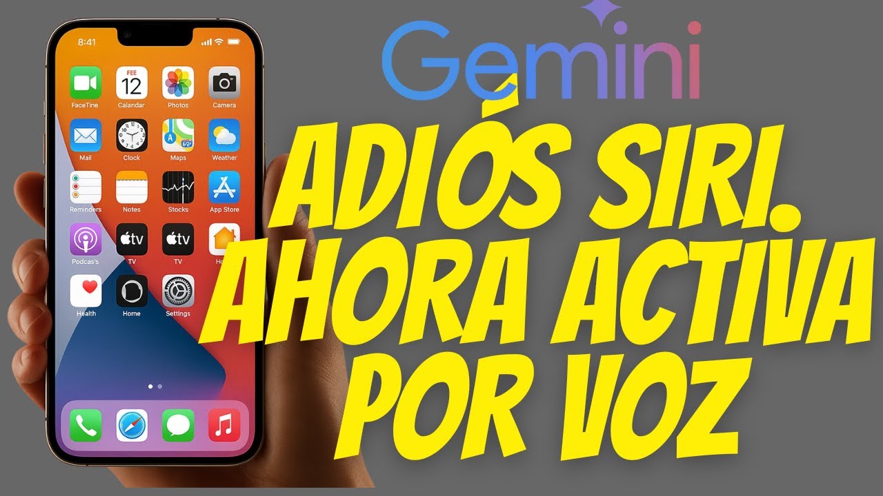 &iexcl;OLV&Iacute;DATE de Siri! El NUEVO Gemini Live por VOZ en el iPhone es una REVOLUCI&Oacute;N &mdash;  IMPACTADO!