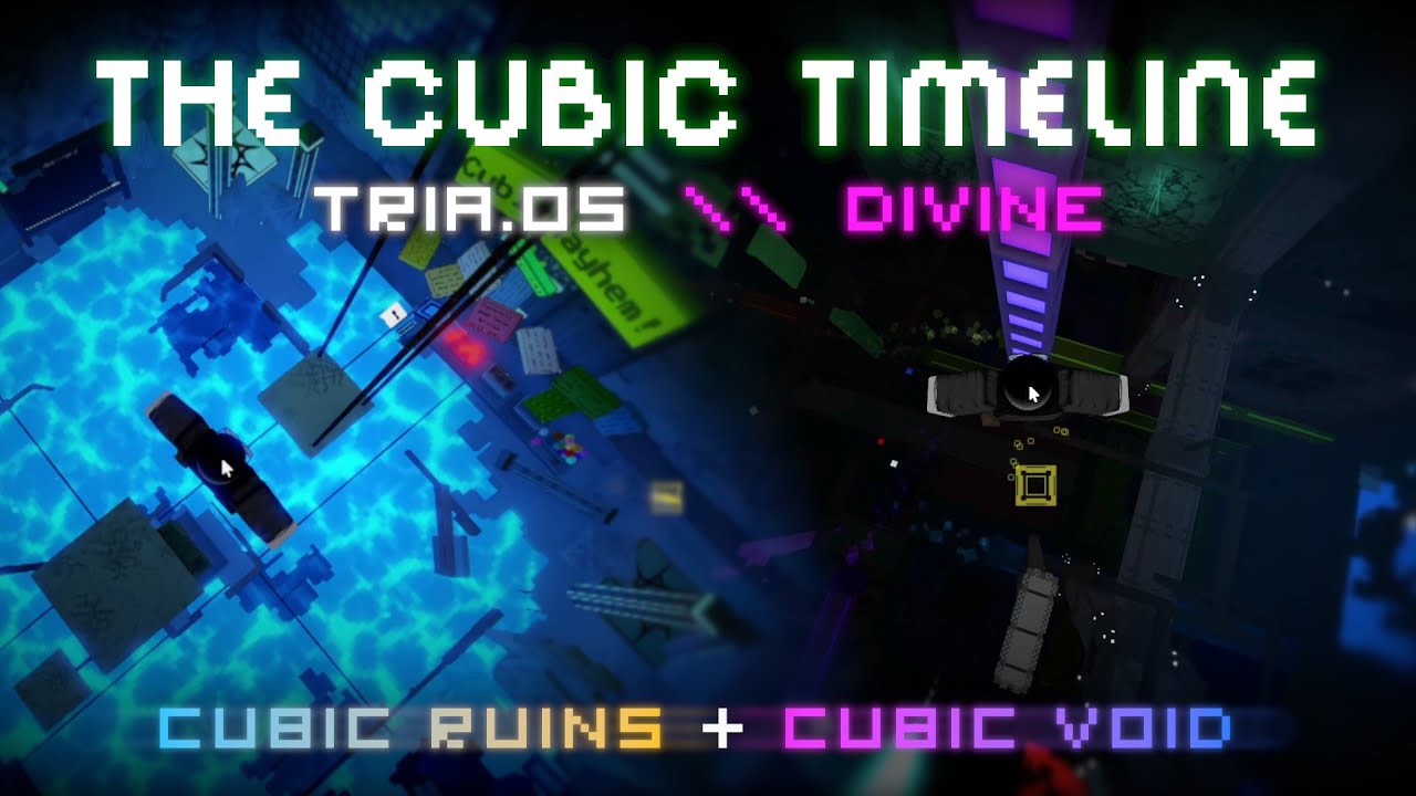 HE TURNED MINECRAFT INTO FLOOD ESCAPE MAPS! \\ CUBIC TIMELINE by NOT_GRIF [[VERY FAST DIVINES]]