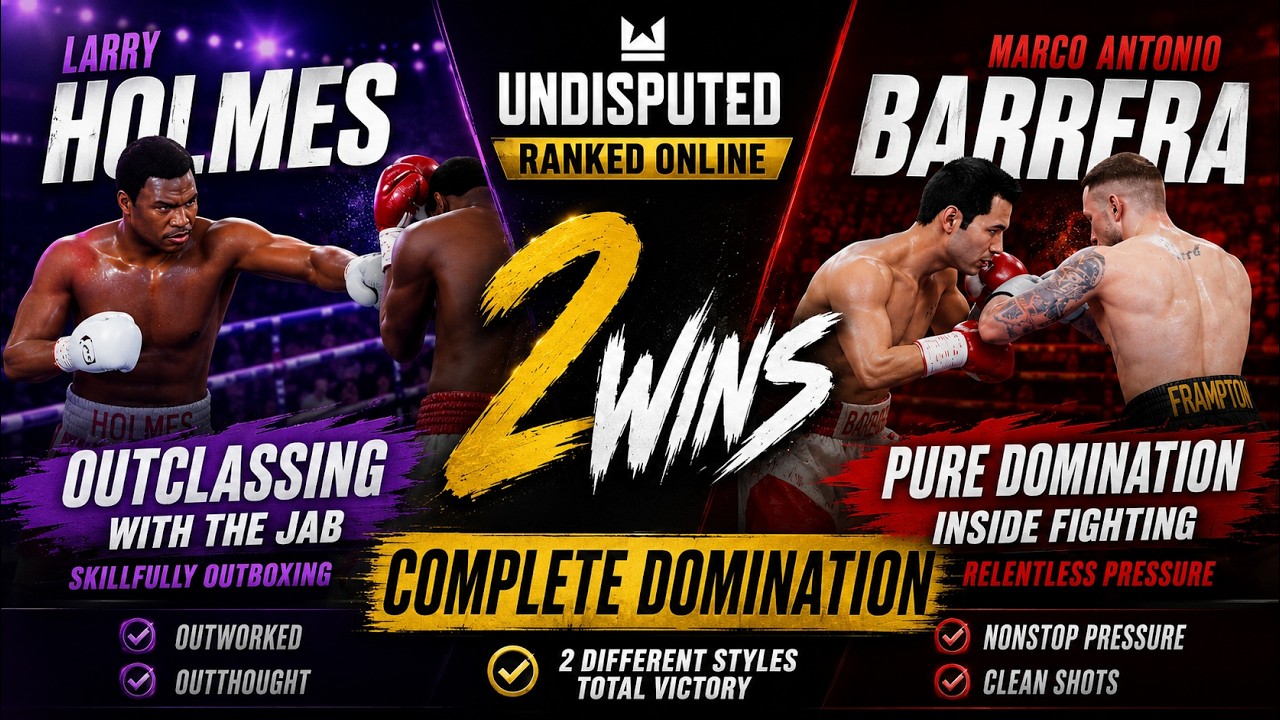 Two Fights, Same Lesson: Control The Distance | Undisputed Ranked Online
