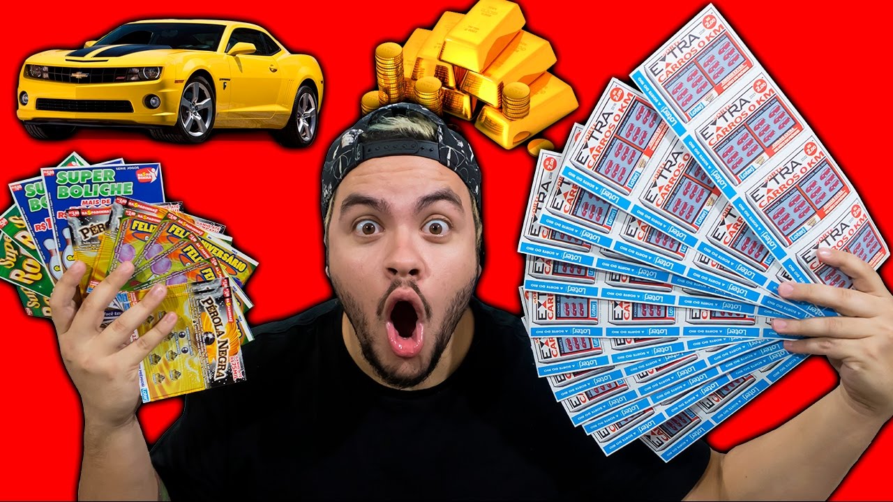 GASTEI R$ 150 EM RASPADINHA E OLHA O QUE GANHEI (VALENDO CARRO ZERO KM)