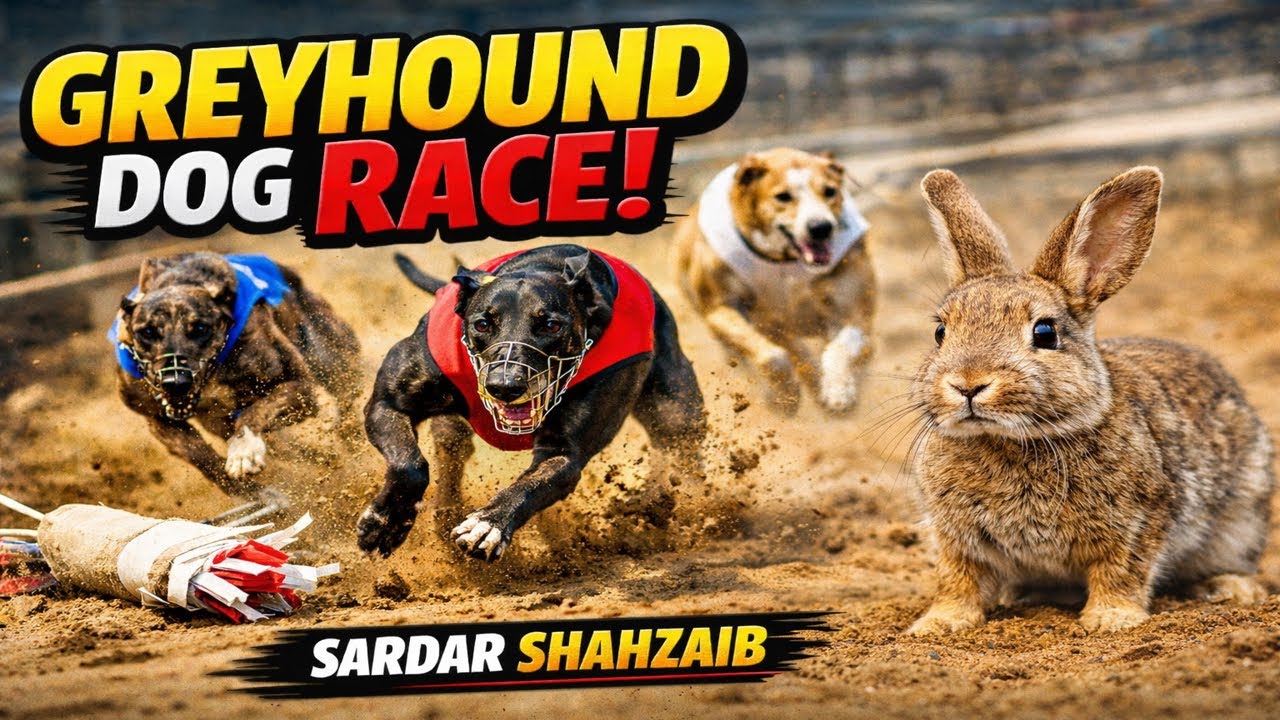 Greyhound Dog Race | Real rabbit and dog race at balwal sargodah | Dog fight 