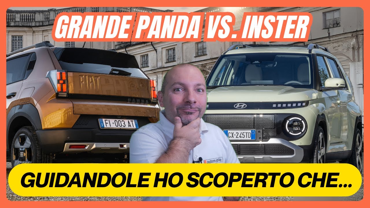 Fiat Grande Panda vs. Hyundai Inster | A 25.000 € quale COMPRERESTI? PROVA su strada!