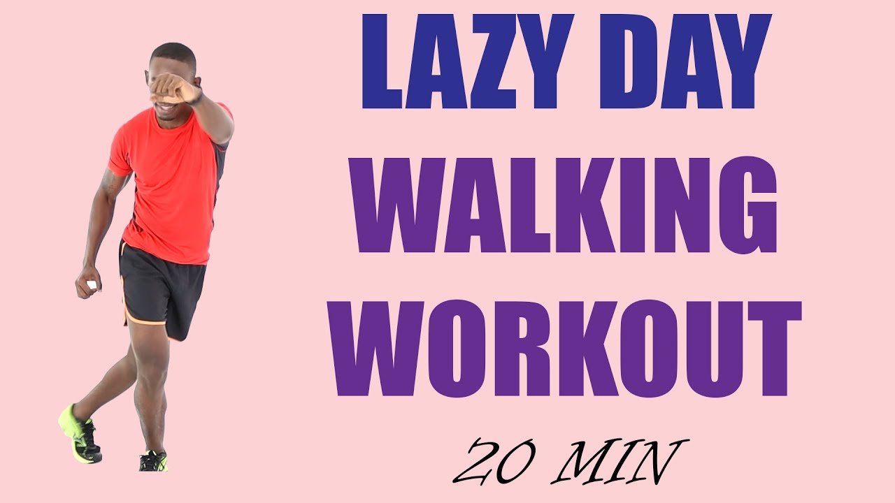 LAZY DAY WORKOUT Walk at Home for 20 Minutes/ Low Impact Cardio - 2500 Steps