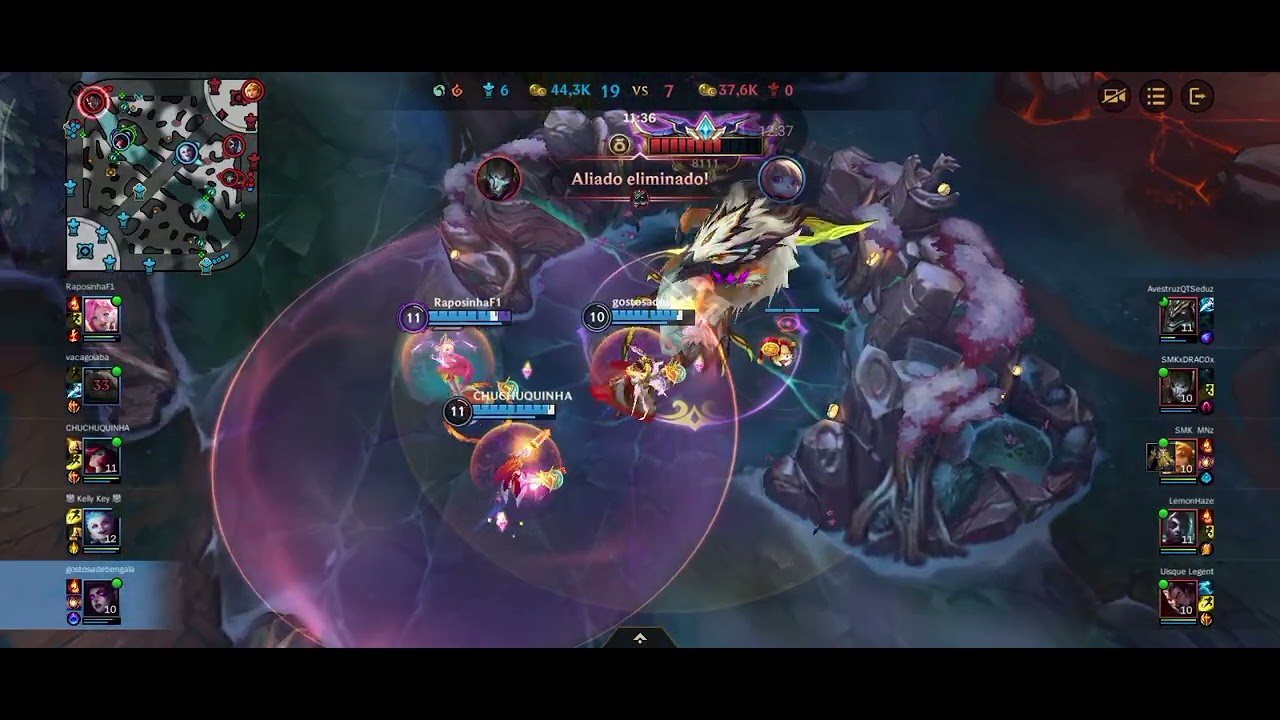 Voltando a jogar de Morgana suporte #wildrift #riotgames 