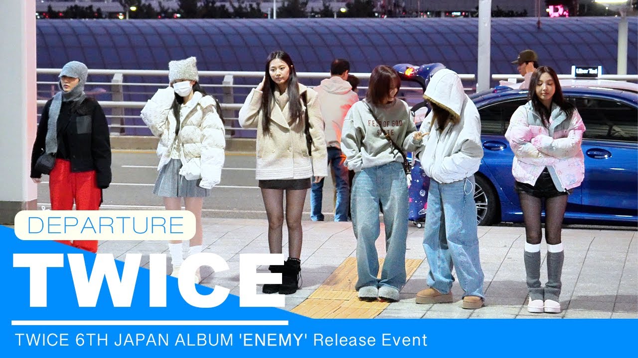 251128 TWICE(트와이스) 일본 앨범 'ENEMY' 발매 이벤트 일정  departure for JAPAN 4K