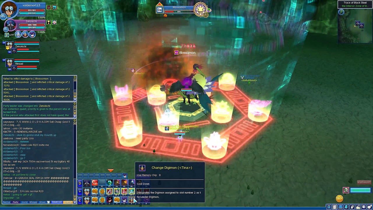 [Detailed tutorial] - Baihumon Dungeon [Global Digimon Masters Online]