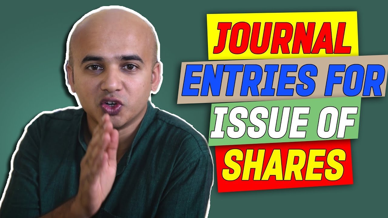 CS Executive Corporate and Management Accounting : Journal Entries for issue of shares