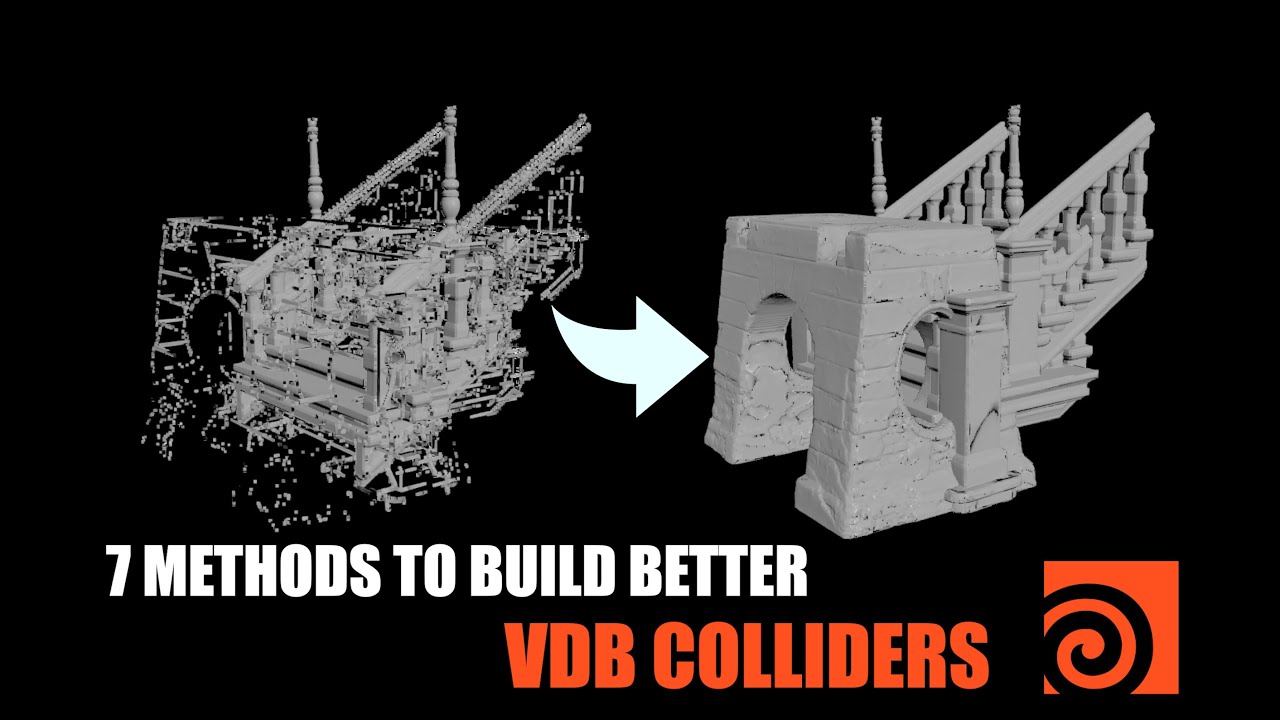 How to Build VDB Colliders From Messy Geometry | Houdini Tutorial