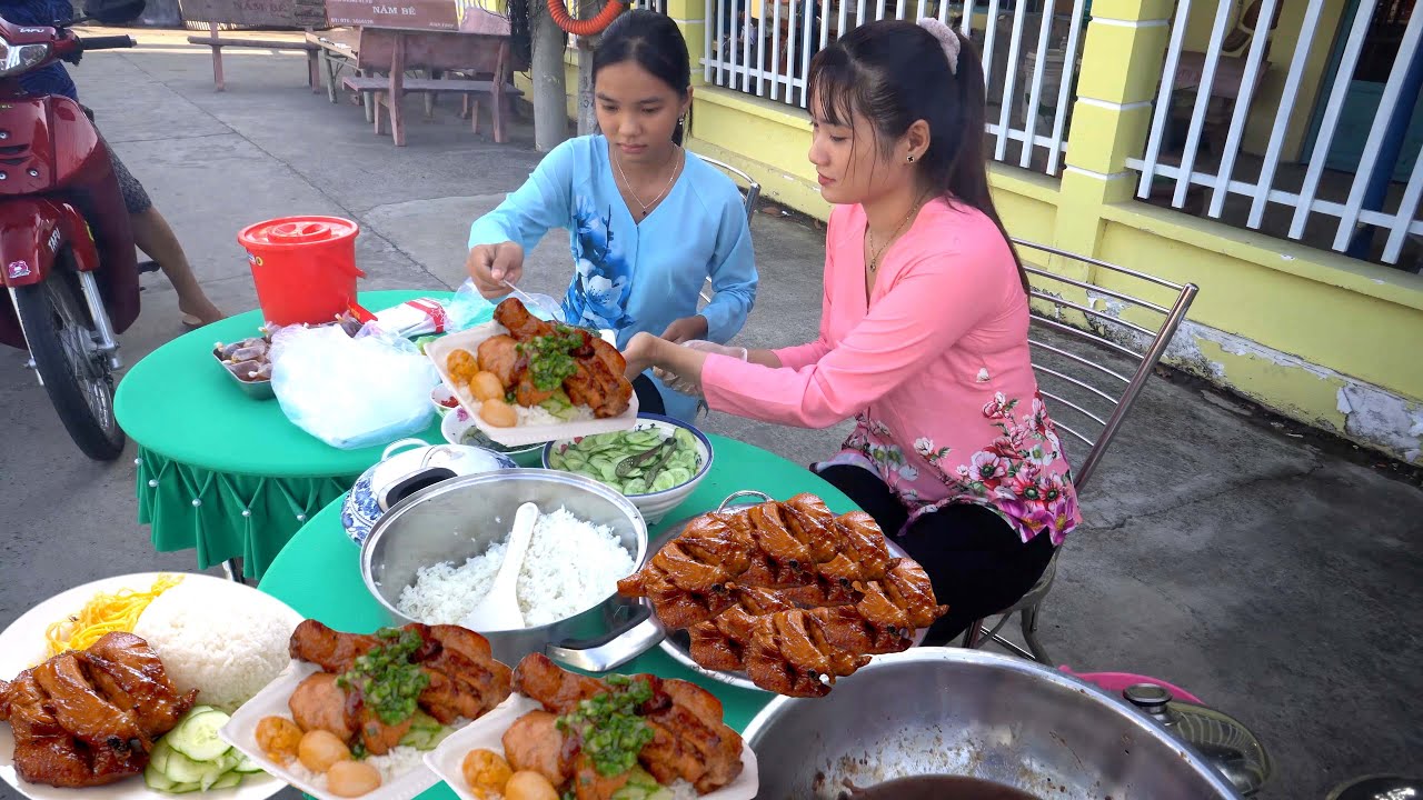 CƠM GÀ NƯỚNG Thơm Ngon Buổi Chiều Tưởng Rằng Ế Khách Nhưng Vẫn Bán Hết Sạch