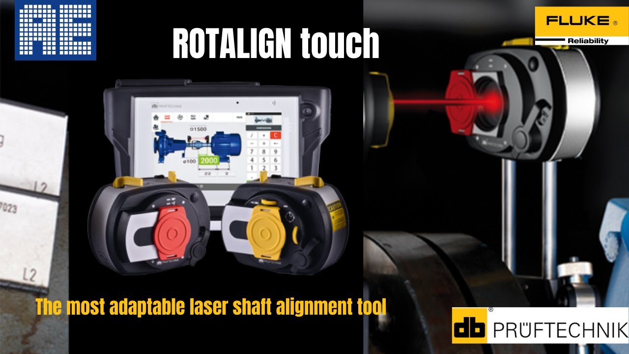 Remote laser Shaft Alignment with ROTALIGN TOUCH from Pruftechnik