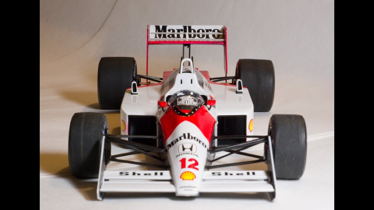 Tamiya 1/20 McLaren Honda MP4/4 (Ayrton Senna - Brazil) Plastic Model build Photos