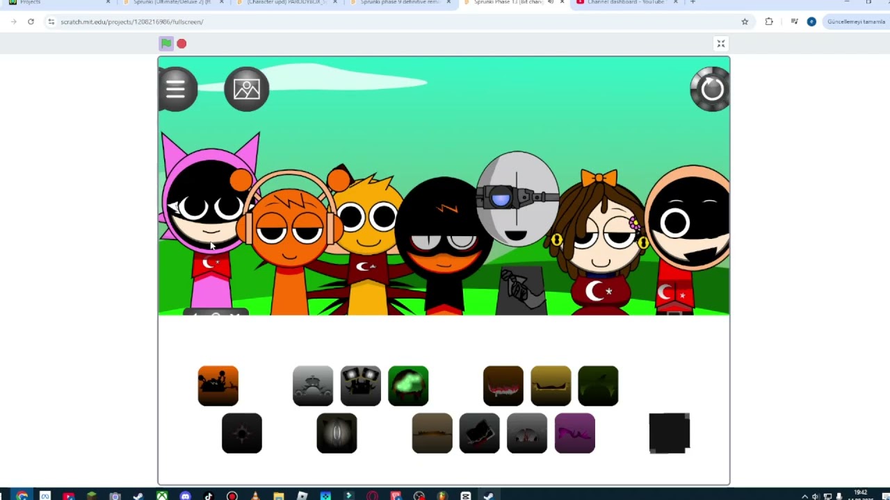 fine this normal but sprunki phase 13 ı am cool right right okay fine this my turk jevin sounds mine