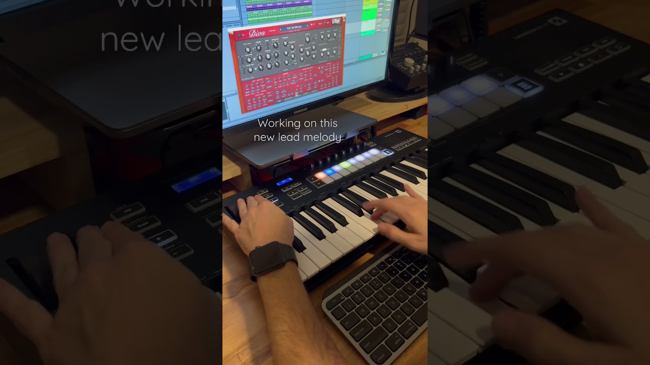 Working on this new lead melody #rnbtypebeat #solo #lead #synth #melody #beats