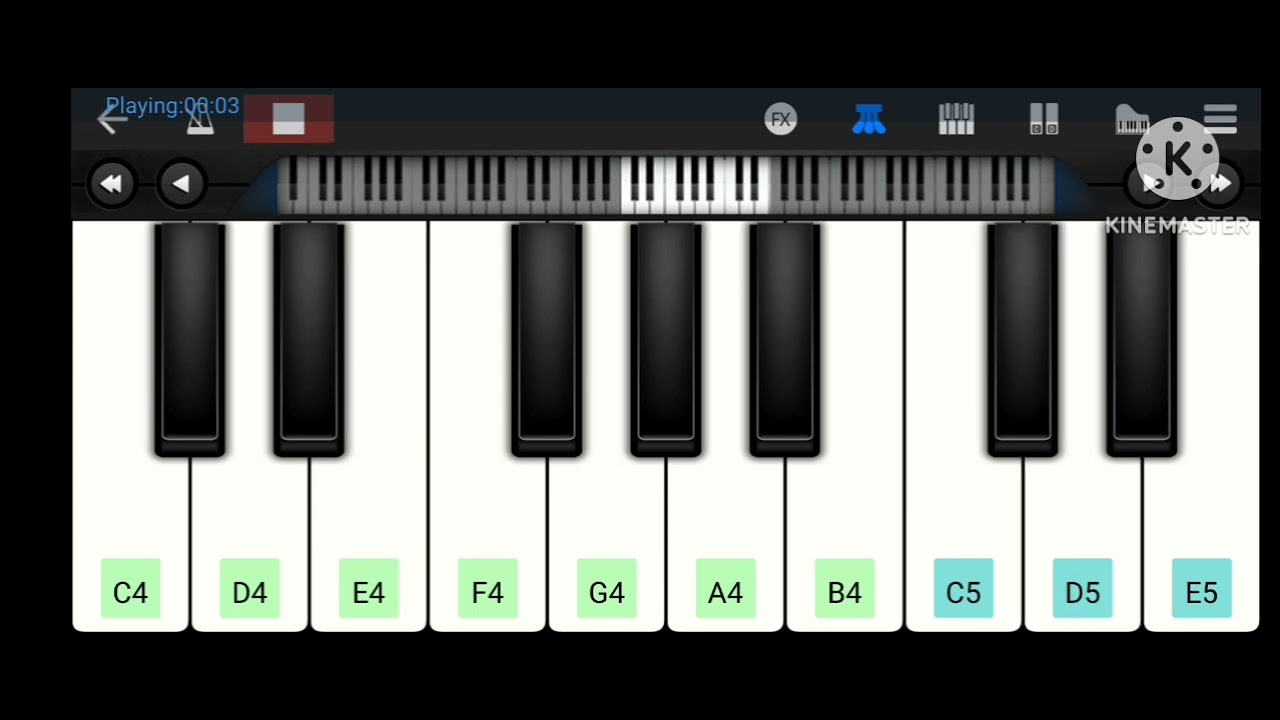 Janam Janam Janam sath chalna yahi 😱😱 ||  Easy tutorial || #piano #viralvideo @enjarzee