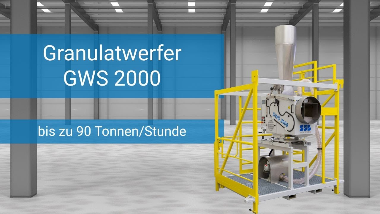 GWS 2000 Granulatwerfer/ SSB Wägetechnik