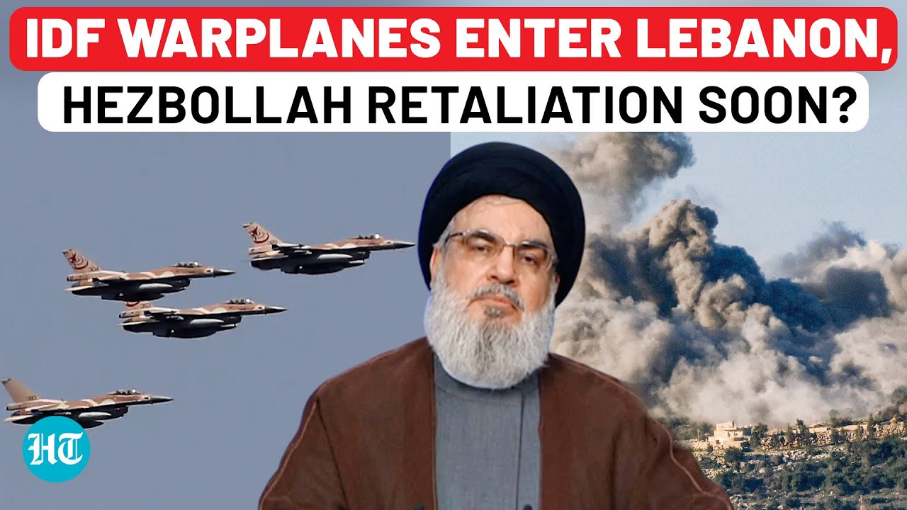 Israel's New Dare To Hezbollah? IDF Warplanes Enter Lebanon, Fire Flares Amid War Fears