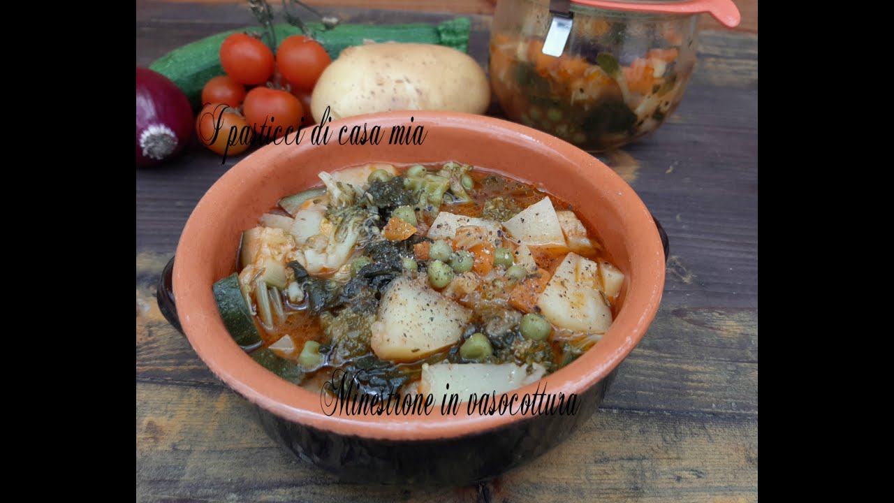 Minestrone in vasocottura
