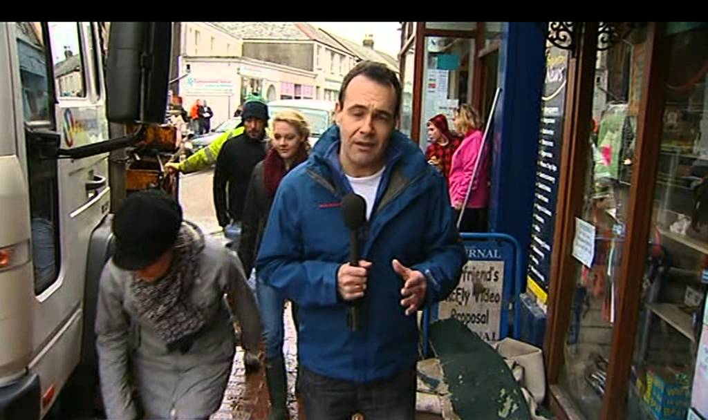 Widespread flooding in South West as river bursts its banks