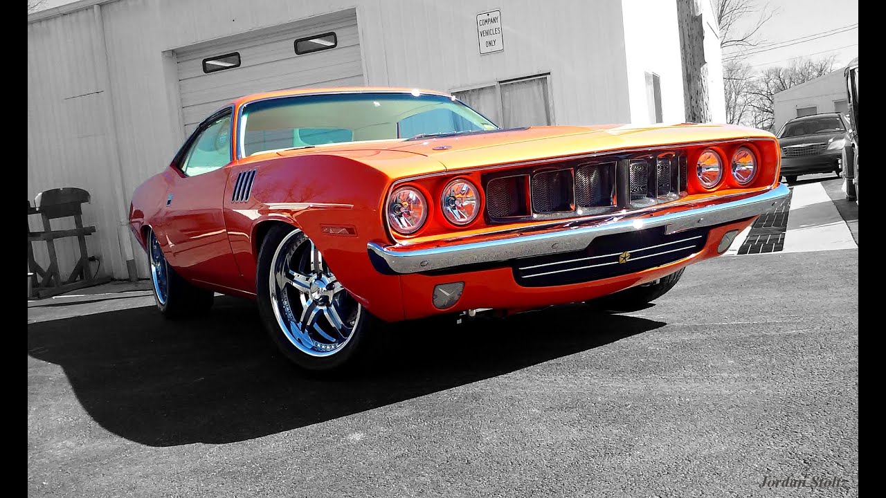 Orangasm 1971 Plymouth Cuda Magnuson Supercharged 6.1 Hemi
